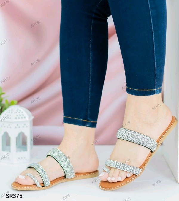 SR375 -  Sandalia ribete de Brillos