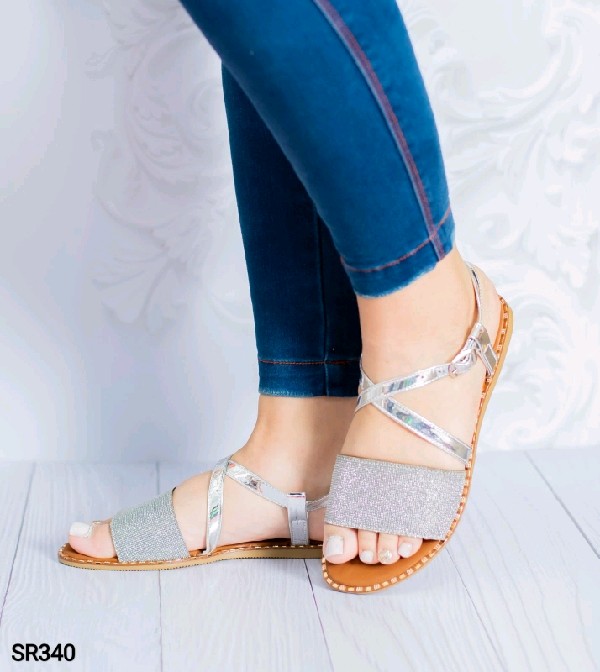 SR340 -  Sandalia ribete de Brillos