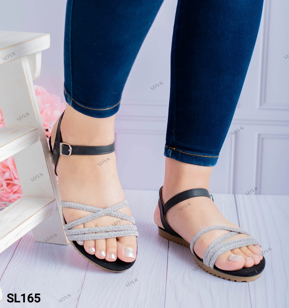 SL165 -  Sandalia Básica Plana