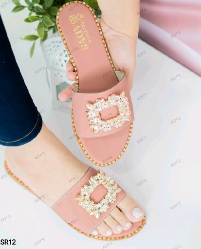 SR12 -  Sandalia ribete de Brillos