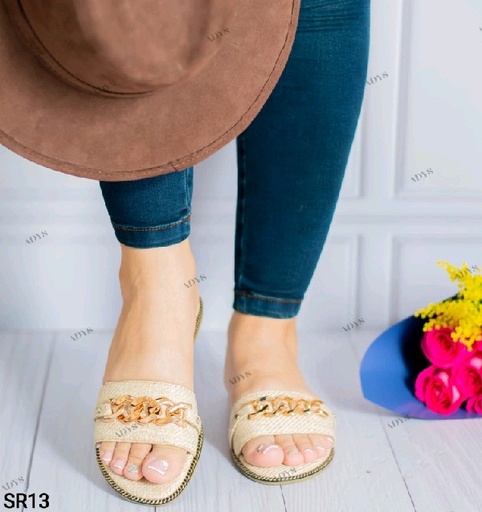 Sr13 -  Sandalia ribete de Brillos