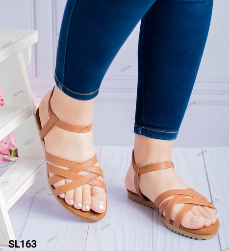 SL163 -  Sandalia Básica Plana