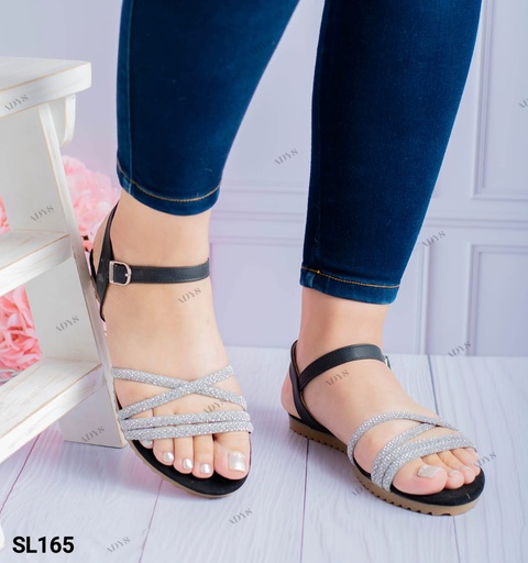 SL165 -  Sandalia Básica Plana